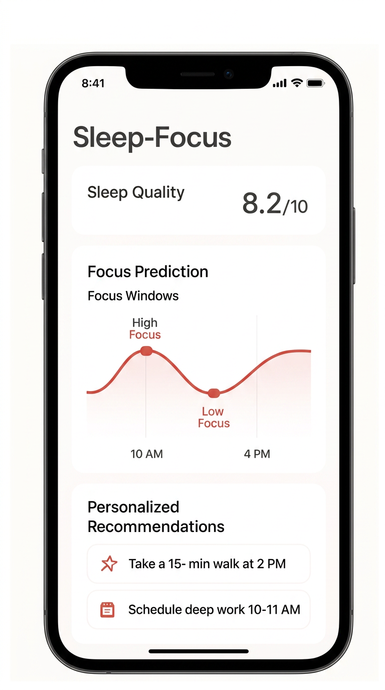 SleepFocus — Sleep Smarter, Focus Sharper